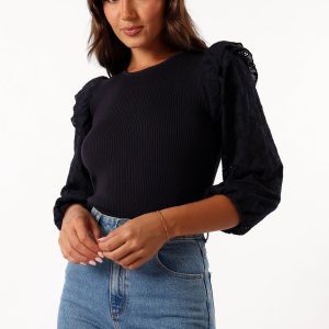 Halle Top - Navy
