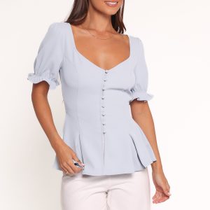 Kameran Top - Pale Blue