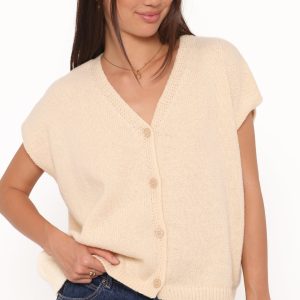 Mariana Knit Vest - Lemon
