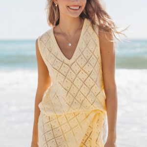 Palma Knit Top - Butter Yellow
