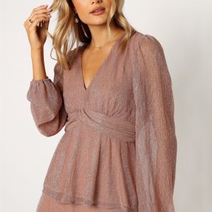 Ramona Long Sleeve Top - Rose
