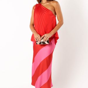 Sandie One Shoulder Top - Scarlette