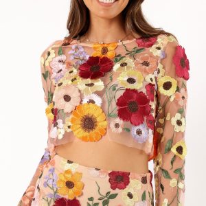 Wrenn Top - Pink Bloom