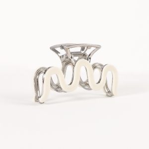 Aimee Hair Clip - White