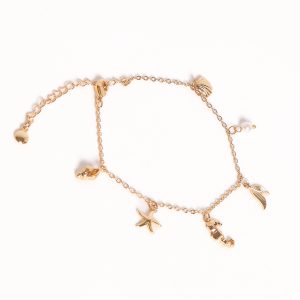 Alex Charm Bracelet - Gold