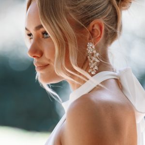 Annalise Pearl Earrings - Gold