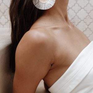Bahati Tassel Earrings - Gold/White