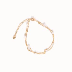 Bambi Pearl Bracelet - Gold
