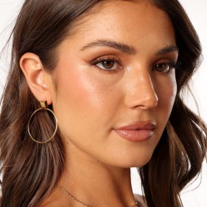 Bonnie Hoop Earrings - Gold