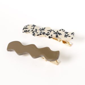 Cheri Hair Clips - Brown