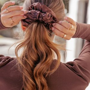 Cooper Scrunchie - Chocolate Brown