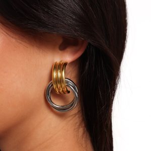 Cyra Earrings - Gold/Silver