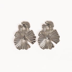 Delia Earrings - Silver