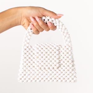 Delia Statement Bag - White