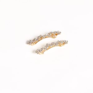 Diana 2 Pack Hair Clips - Diamante
