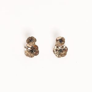Evelina Flower Earrings - Gold