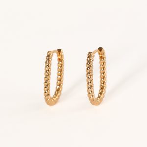 Fabian Hoop Earrings - Gold