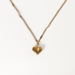 Fay Heart Shaped Necklace - Gold