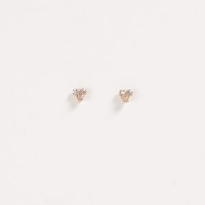 Janey Stud Earrings - Gold