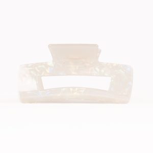 Jennifer Hair Clip - White/Silver
