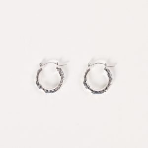 Kennedy Hoop Earrings - Silver