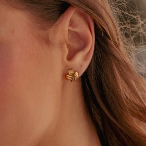 Lorna Earrings - Gold