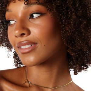 Lydia Bow Necklace - Gold