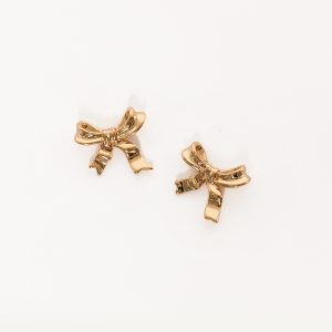 Myra Bow Earrings - Gold