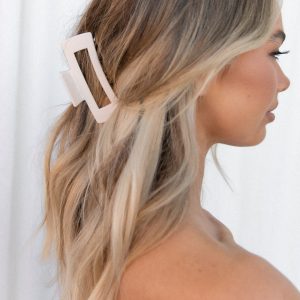 Nicole Hairclip - White