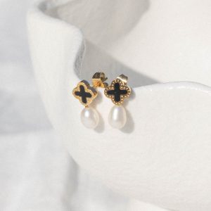 Raphael Earrings - Black