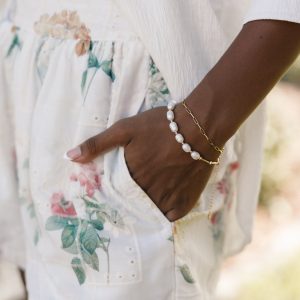 Ren Pearl Bracelet - Gold