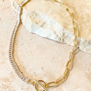 Riri Contrast Chain - Gold
