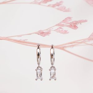Sadie Drop Earrings - Silver