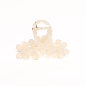 Shiloh Flower Hair Clip - Cream
