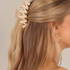 Taytum Hairclip - Cream