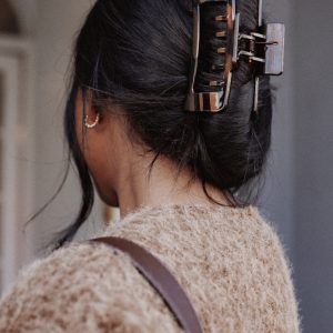 Walker Hair Clip - Brown