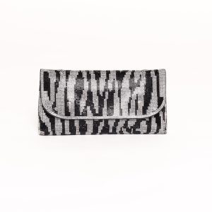Zara Embellished Bag - Zebra
