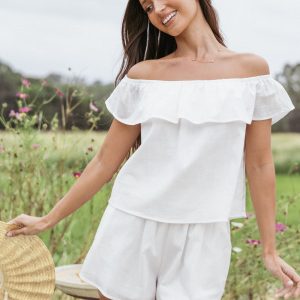 Tennie Short Set - White